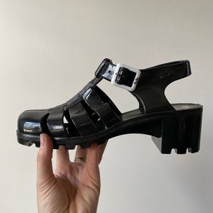 Never worn JuJu Babe Heeled Jelly Shoes!